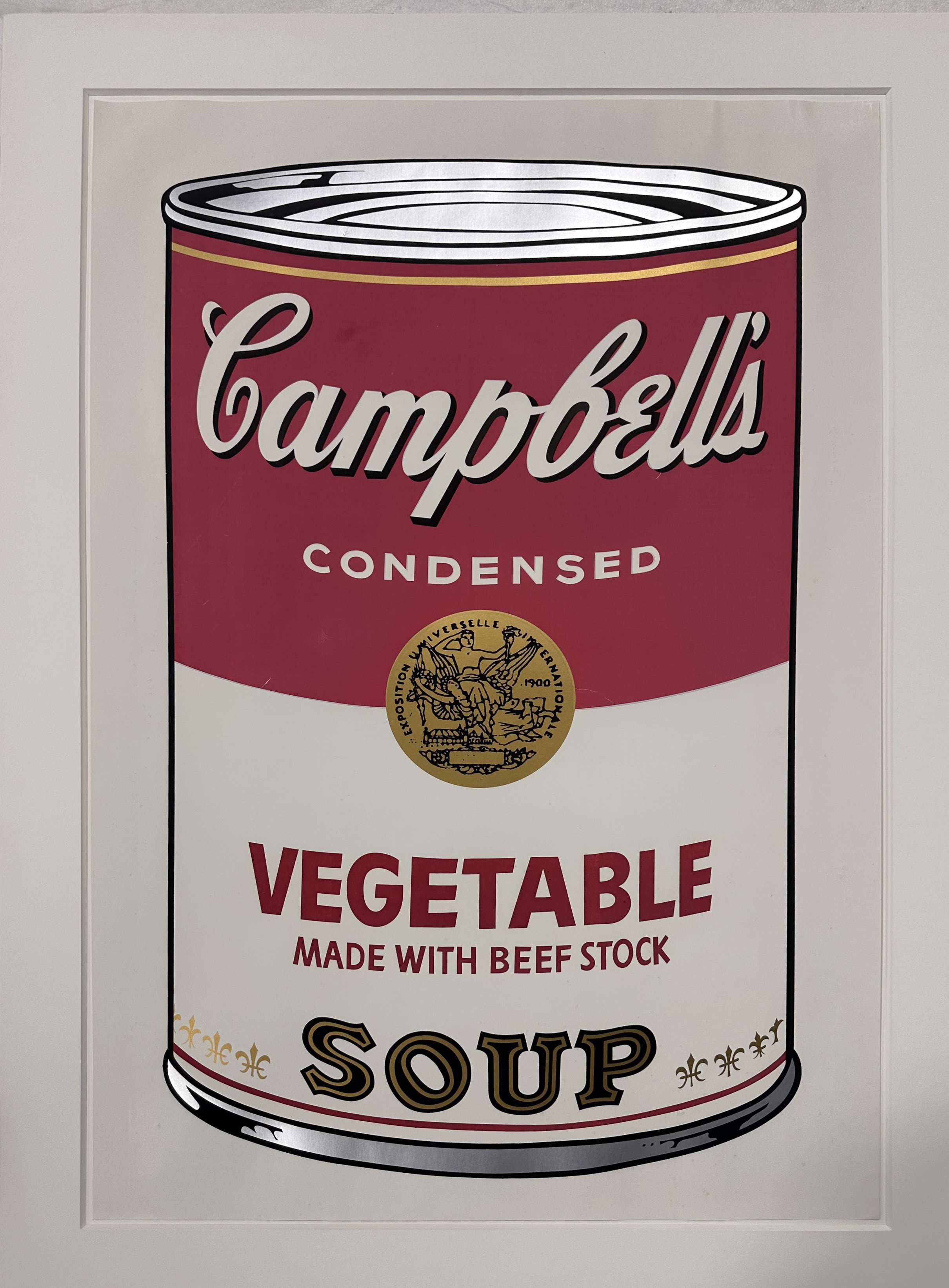 Andy Warhol's Campbell's Soup I (Vegetable) Campbell's Soup Can